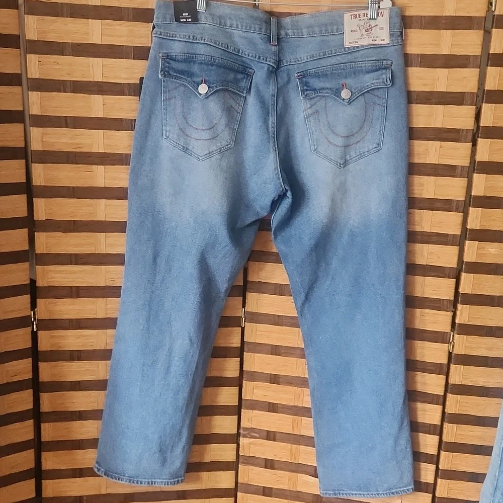 NWT! Tue Religion Ricky Straight Relaxed Blue Jeans
